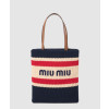미우미우 크로셰 라피아 토트백 5BG248