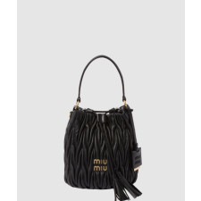 미우미우 마테라쎄 나파 레더 버킷백 5BE084