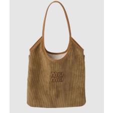 미우미우 아이비 코듀로이 토트백 5BG231