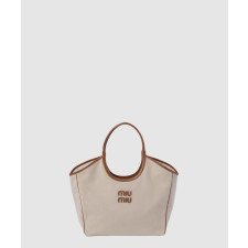 미우미우 아이비 캔버스 토트백 5BG288