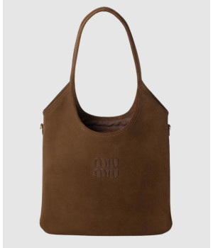 미우미우 아이비 스웨이드 토트백 5BG231