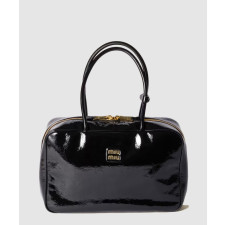 미우미우 나플락 페이던트 레더 보 토트백 5BB117