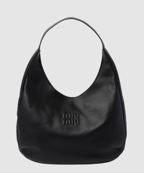 미우미우 가죽 호보백 5BC155