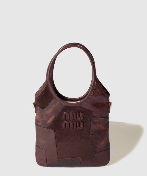 미우미우 아이비 패치워크 토트백 5BA281