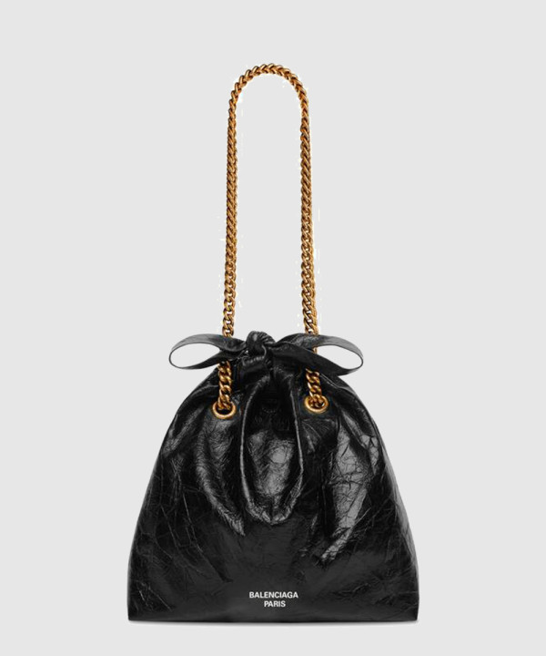 발렌시아가 크러쉬 스몰 토트 숄더백 742942