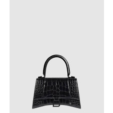 발렌시아가 아워글래스 XS 크로커다일 탑 핸드백 592833