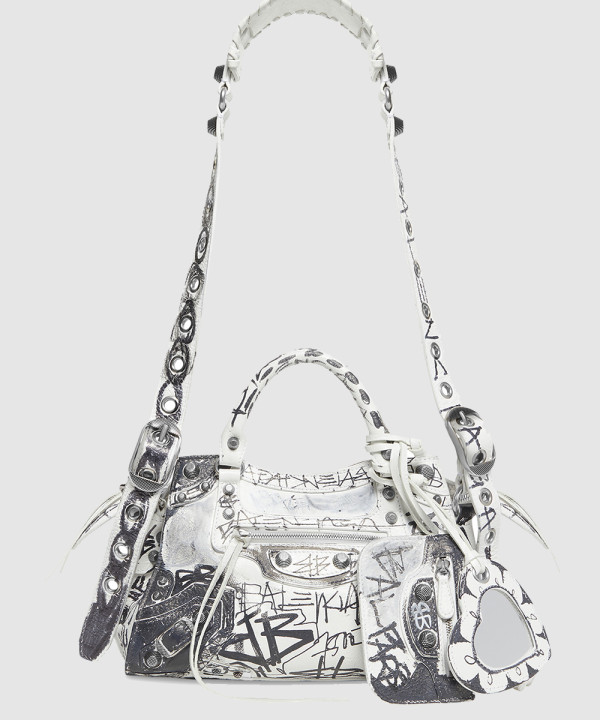 발렌시아가 그래피티 네오 카골 XS 숄더백 700940