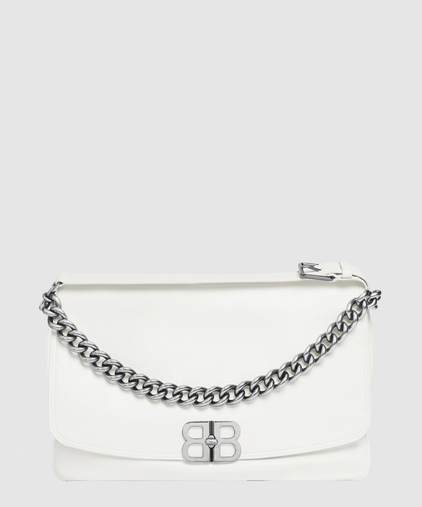 발렌시아가 BB 소프트 플랩 라지 숄더백 748488