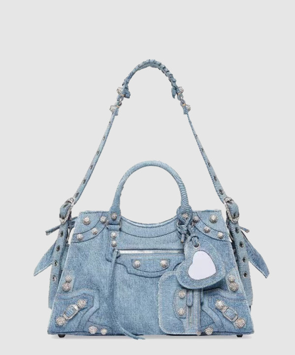 발렌시아가 네오 카골 데님 시티백 700451