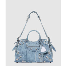 발렌시아가 네오 카골 데님 시티백 700451