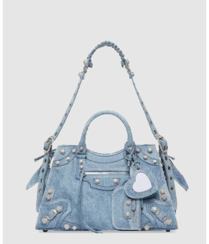 발렌시아가 네오 카골 데님 시티백 700451