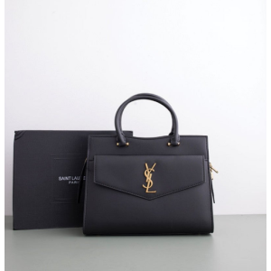 (국내배송) 생로랑 업타운 모노그램 미듐 금장 토트백