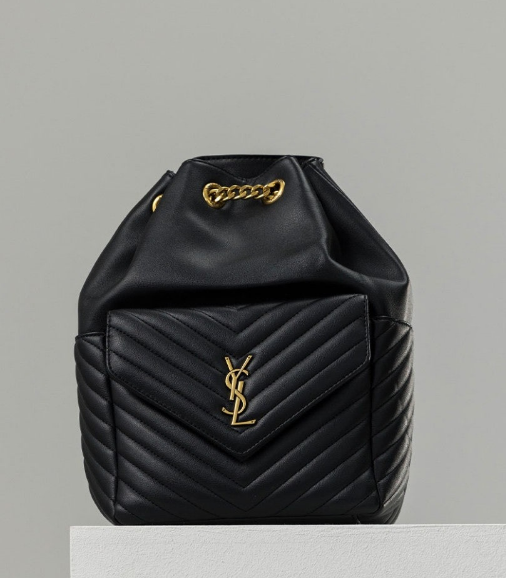 (국내배송) 생로랑 램스킨 체인 백팩