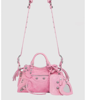 발렌시아가 네오 카골 XS 워시드데님 크리스탈 숄더백 700940