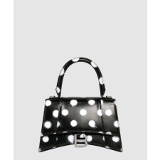 발렌시아가 아워글래스 도트 스몰 핸드백 593546
