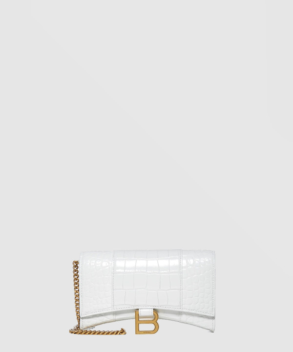 발렌시아가 아워글래스 체인 미니 숄더백 656050