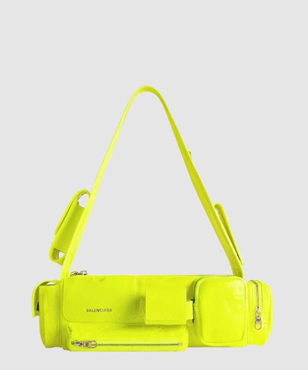 발렌시아가 슈퍼비지 멀티포켓 XS 슬링백 762516