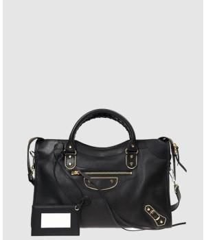 발렌시아가 메탈릭 엣지 미디움 시티백 505984