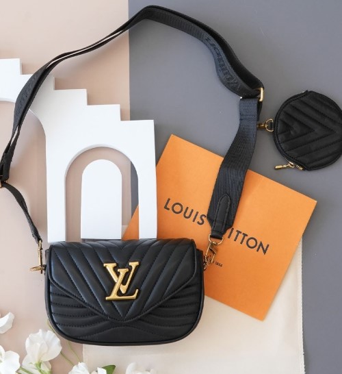 (국내배송) 루이비통 뉴 웨이브 멀티 포쉐트 체인 크로스백