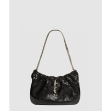 생로랑 크링클 나파 레더 미디움 체인 호보백 681632