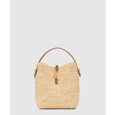 생로랑 LE 37 라피아 버킷백 773991