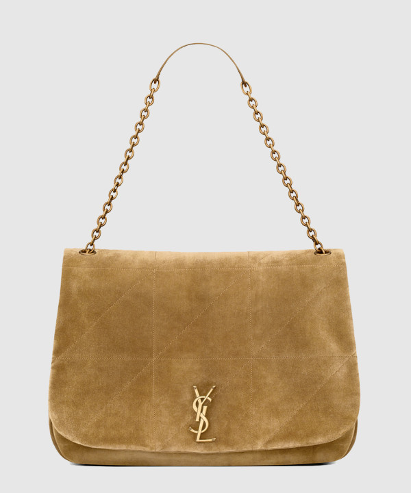 생로랑 제이미 4.3 스웨이드 라지 숄더백 742431