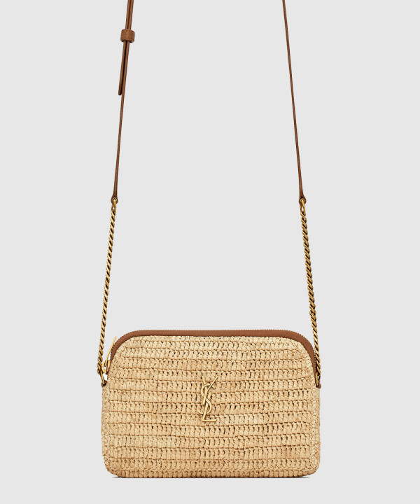 생로랑 가비 라피아 카메라백 774293