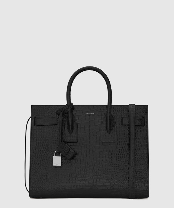 생로랑 크로커다일 삭 드 주르 스몰 토트백 378299