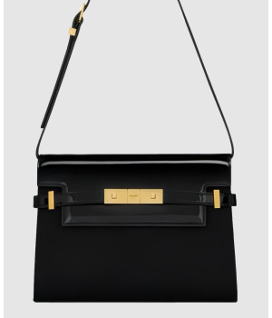 생로랑 에나멜 숄더 맨하탄 미디엄 숄더백 579271