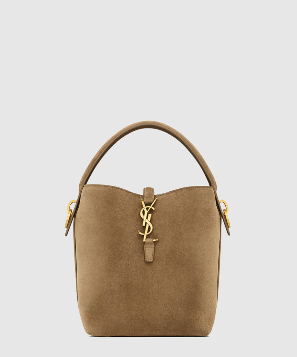 생로랑 스웨이드 LE37 스몰 버킷백 749036