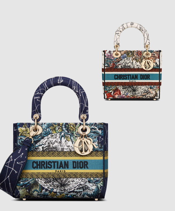 디올 레이디 디 라이트 미디움 별자리 멀티컬러 M0565