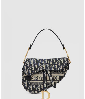 디올 오블리크 새들백 미디움 M0446