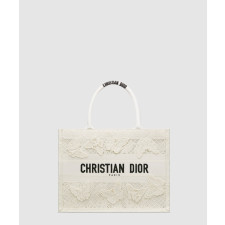 디올 북 토트백 미디움 3D 나비 자수 M1296