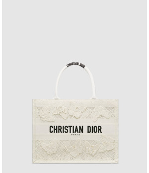 디올 북 토트백 미디움 3D 나비 자수 M1296