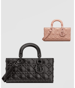 디올 레이디 디조이백 다이아몬드 까나쥬 미디움 M0540