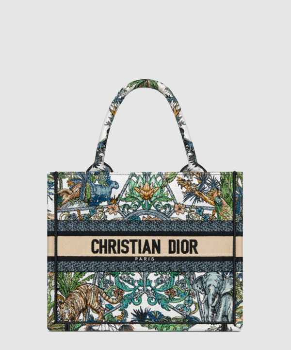 디올 북토트백 스몰 멀티컬러 에뚜왈 드 보야쥐 M1325