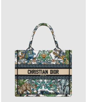 디올 북토트백 스몰 멀티컬러 에뚜왈 드 보야쥐 M1325