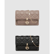 디올 레이디 디올 체인 파우치 S0937