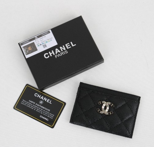 (국내배송) 샤넬 50083 스톤 CC 로고 카드지갑