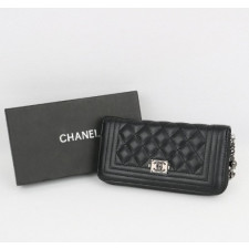 (국내배송) 샤넬 로고 집퍼 장지갑