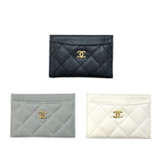 (국내배송) 샤넬 캐비어 그레인드 카프스킨 클래식 카드지갑