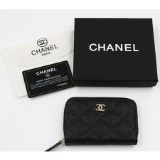(국내배송) 샤넬 캐비어스킨 지퍼 클래식 코인지갑