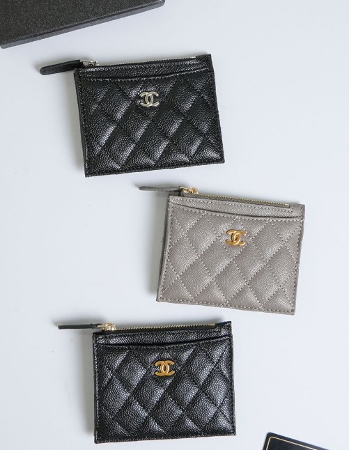 (국내배송) 샤넬 캐비어 클래식 지퍼 카드 케이스
