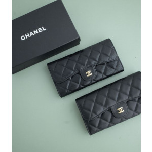 (국내배송) 샤넬 클래식 골드 로고 장지갑