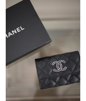 (국내배송) 샤넬 코코 클래식 캐비어 카드지갑