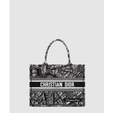 디올 북 토트백 미디움 플랜 드 파리 M1296