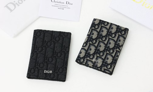 (국내배송) 디올 수입 오블리크 바이폴드 카드 지갑