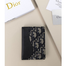 (국내배송) 디올 SADDLE 2단 카드 지갑