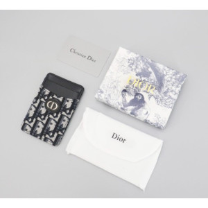 (국내배송) 디올 30 몽테인 디올 오블리크 자카드 세이지 카드 홀더 블랙