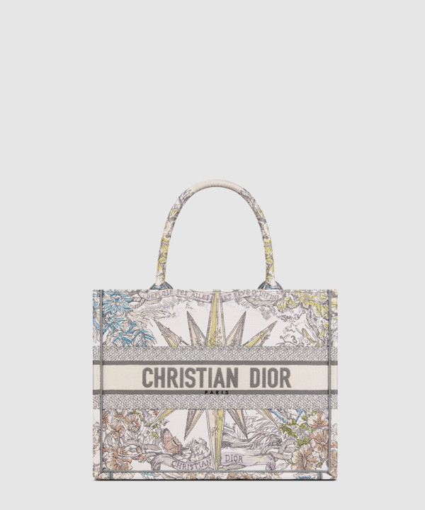 디올 미디움 디올 북 토트백 리브 디 인피니 M1296